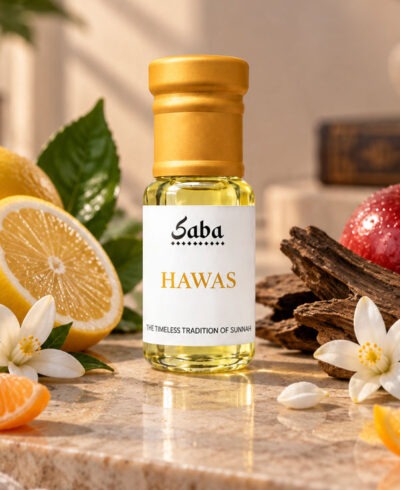 Hawas Attar concentrated alcohol-free roll-on bottle