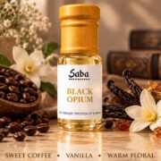 Black Opium Attar concentrated alcohol-free roll-on bottle