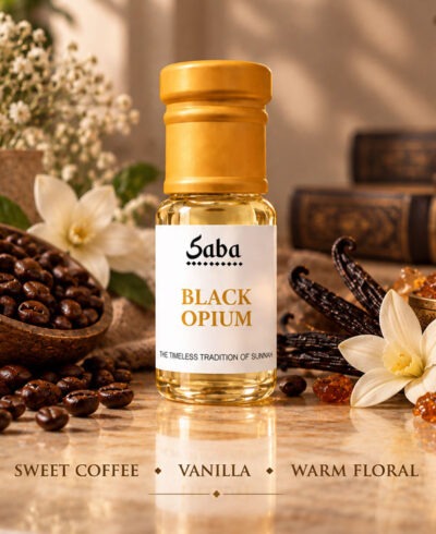 Black Opium Attar concentrated alcohol-free roll-on bottle