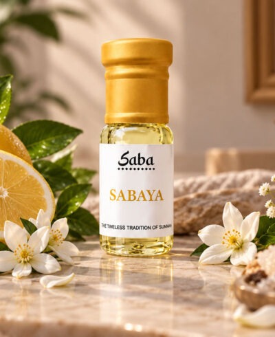 Sabaya Attar concentrated alcohol-free roll-on bottle