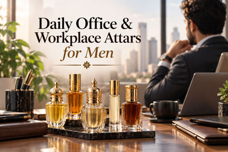 Daily Office & Workplace Attars for Men: Clean, Subtle & Professional