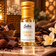 Choco Musk Attar concentrated alcohol-free roll-on bottle
