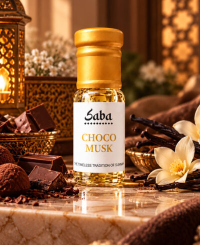 Choco Musk Attar concentrated alcohol-free roll-on bottle