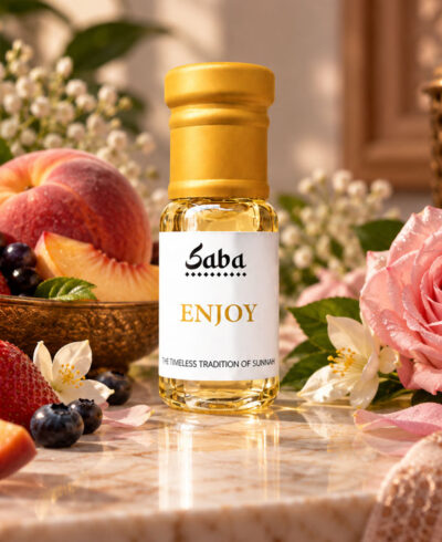 Saba Perfumes Enjoy Attar concentrated alcohol-free roll-on bottle