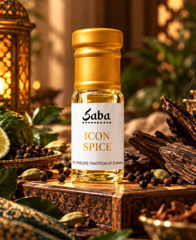 Icon Spice Attar concentrated alcohol-free roll-on bottle
