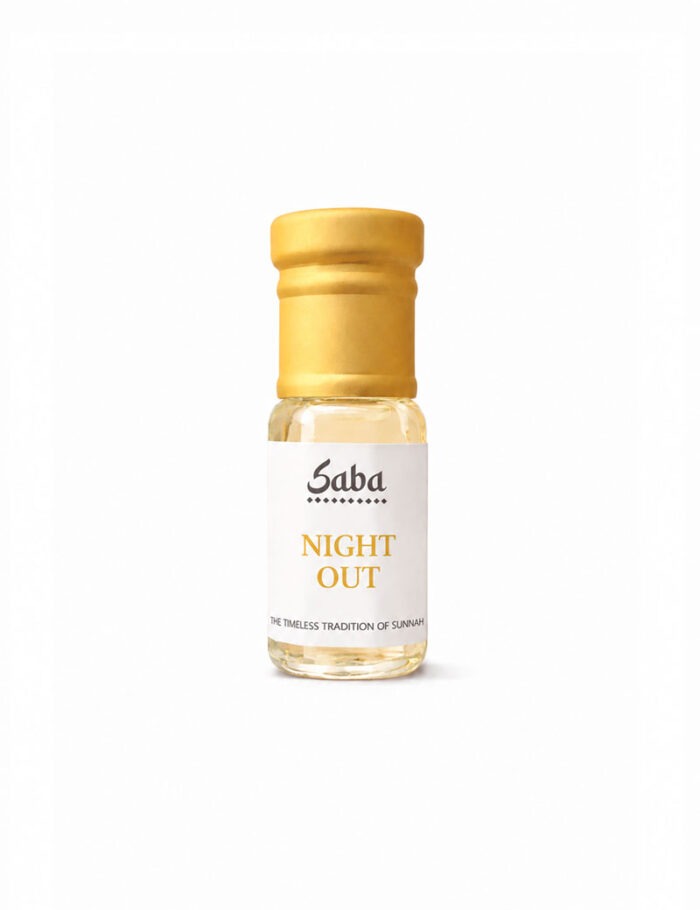 Night Out Attar Saba Attar & Perfumes Night Out Attar concentrated alcohol-free roll-on bottle