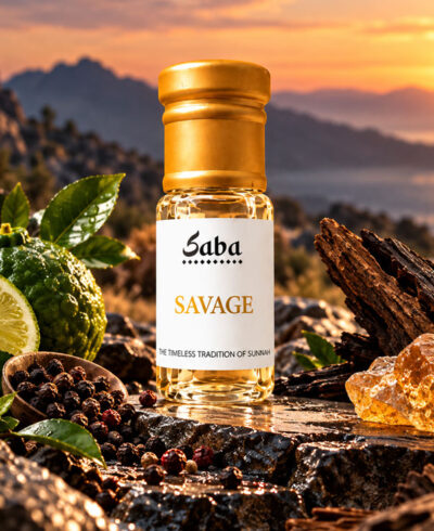 Savage Attar alcohol-free roll-on bottle - Impression of Dior Sauvage
